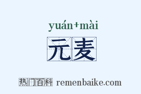 元麦是什么意思的图片